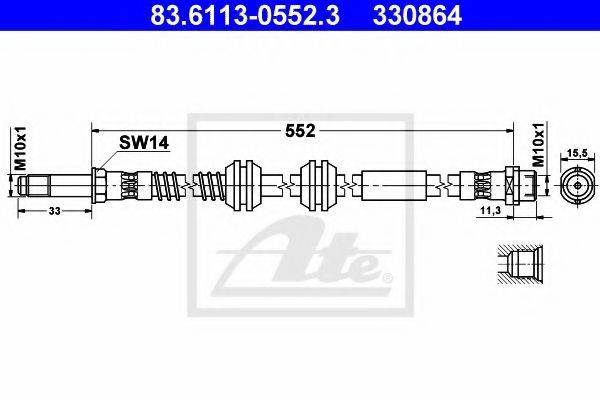 ATE 83.6113-0552.3