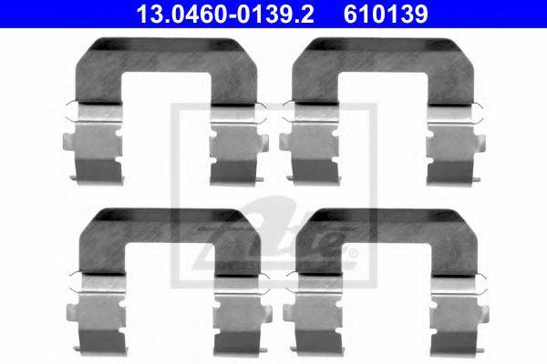 ATE 13046001392 Комплектующие, колодки дискового тормоза