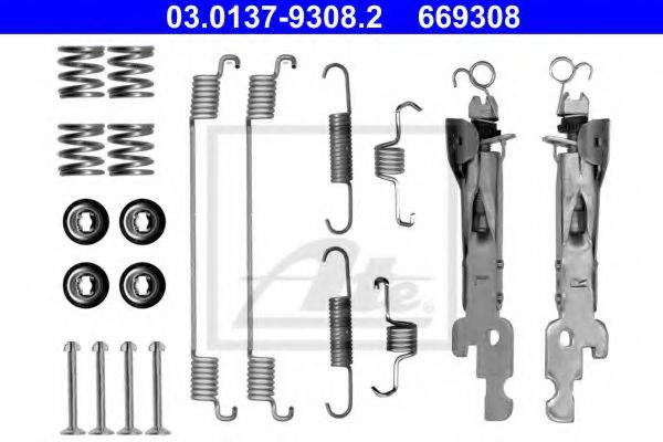 ATE 03013793082 Комплектующие, тормозная колодка