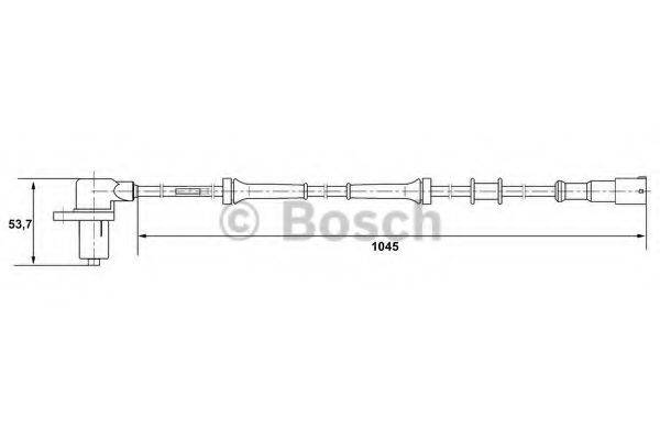 BOSCH 0265006162 Датчик, частота вращения колеса