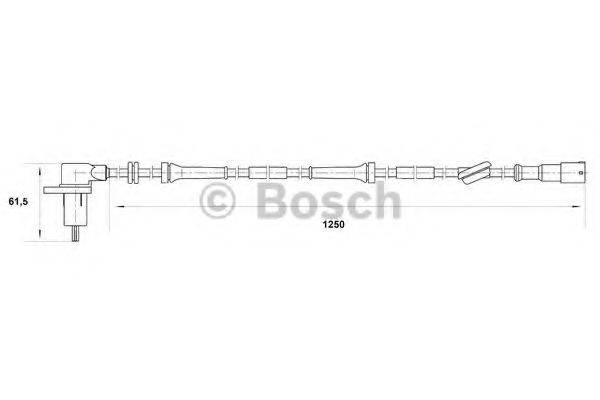 BOSCH 0265006300 Датчик, частота вращения колеса