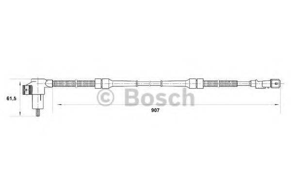 BOSCH 0265006504 Датчик, частота вращения колеса