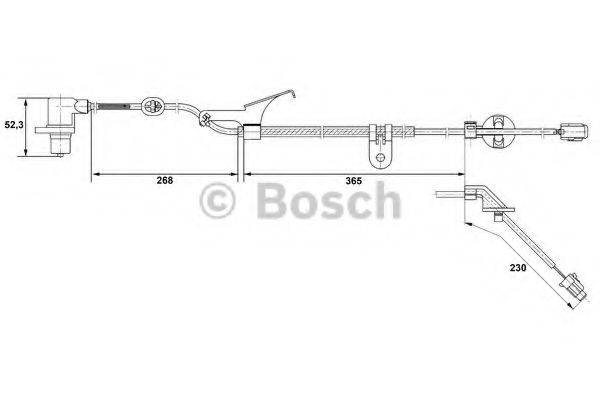 BOSCH 0265006675 Датчик, частота вращения колеса