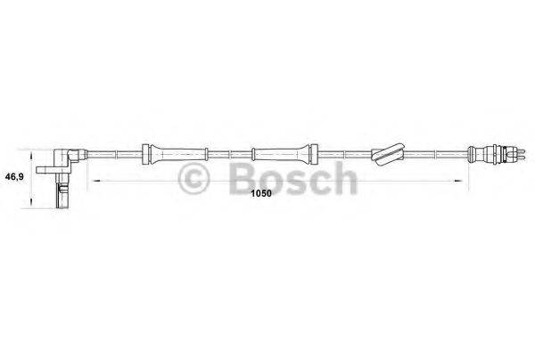 BOSCH 0265007032 Датчик, частота вращения колеса