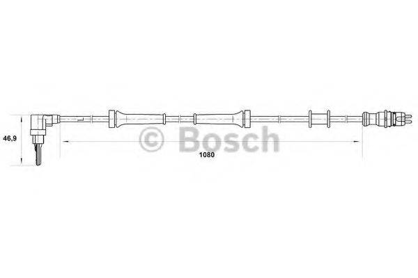 BOSCH 0265007034 Датчик, частота вращения колеса