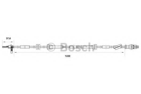 BOSCH 0265007040 Датчик, частота вращения колеса