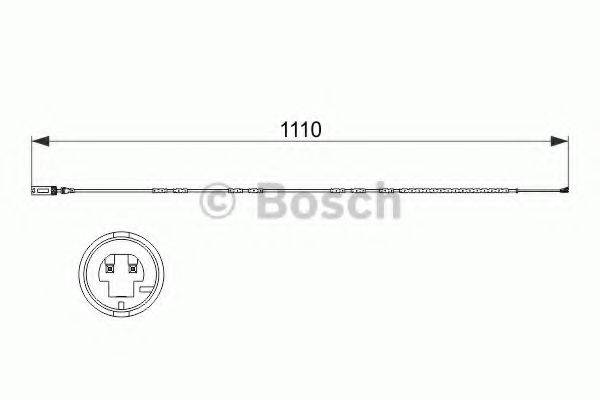 BOSCH 1987473515 Сигнализатор, износ тормозных колодок