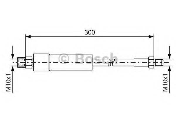 BOSCH 1987476074 Тормозной шланг