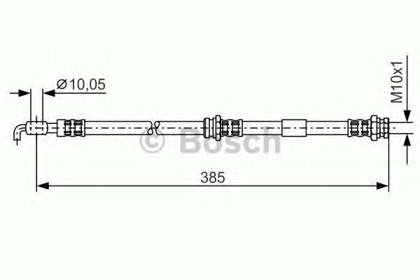 BOSCH 1987476110 Тормозной шланг