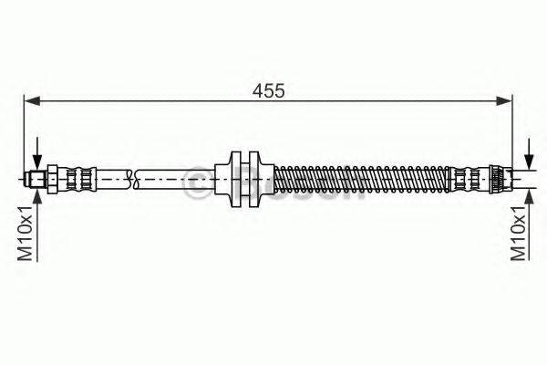 BOSCH 1987476126 Тормозной шланг