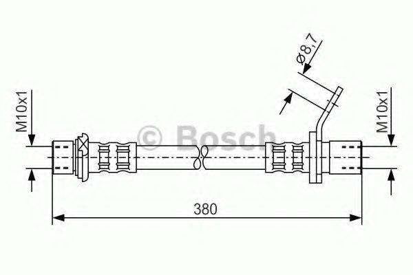 BOSCH 1987476162 Тормозной шланг