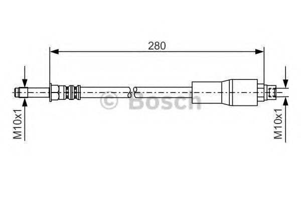 BOSCH 1987476173 Тормозной шланг
