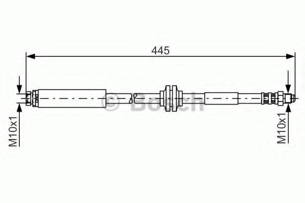 BOSCH 1987476180 Тормозной шланг