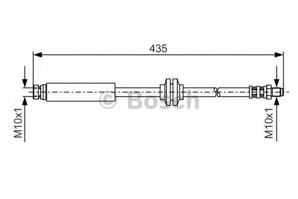 BOSCH 1987476182 Тормозной шланг