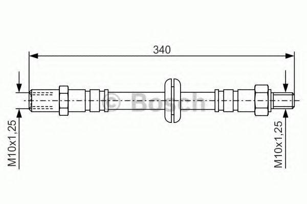 BOSCH 1987476191 Тормозной шланг