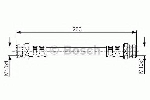 BOSCH 1987476195 Тормозной шланг