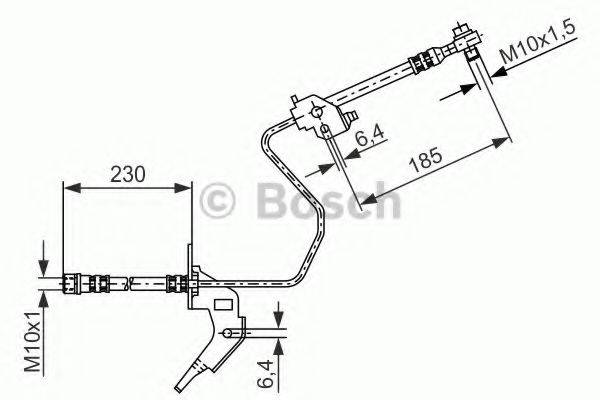 BOSCH 1987476199 Тормозной шланг