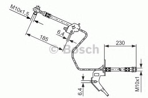 BOSCH 1987476200 Тормозной шланг