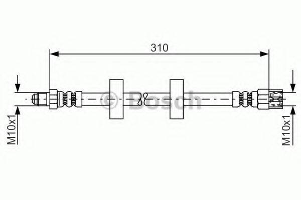 BOSCH 1987476217 Тормозной шланг