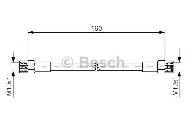 BOSCH 1987476220 Тормозной шланг