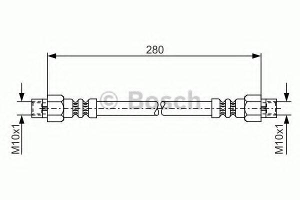BOSCH 1987476234 Тормозной шланг