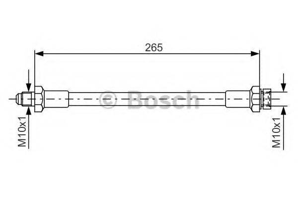 BOSCH 1987476244 Тормозной шланг