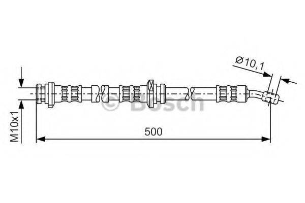 BOSCH 1987476279 Тормозной шланг