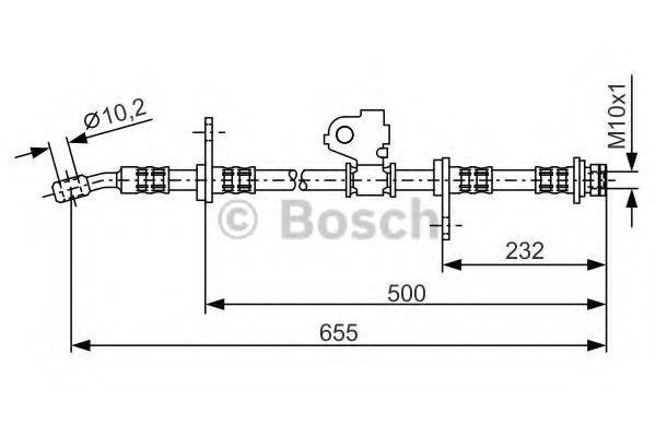 BOSCH 1987476322 Тормозной шланг