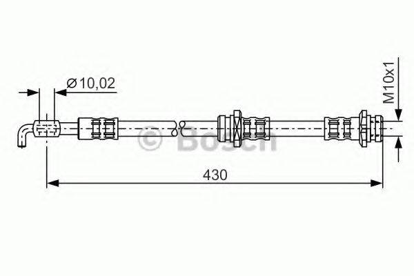 BOSCH 1987476342 Тормозной шланг