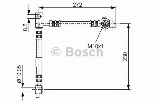 BOSCH 1987476361 Тормозной шланг