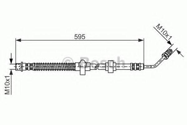 BOSCH 1987476374 Тормозной шланг