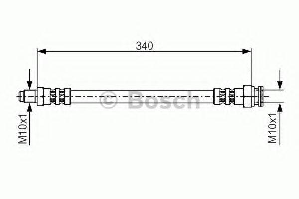 BOSCH 1987476393 Тормозной шланг