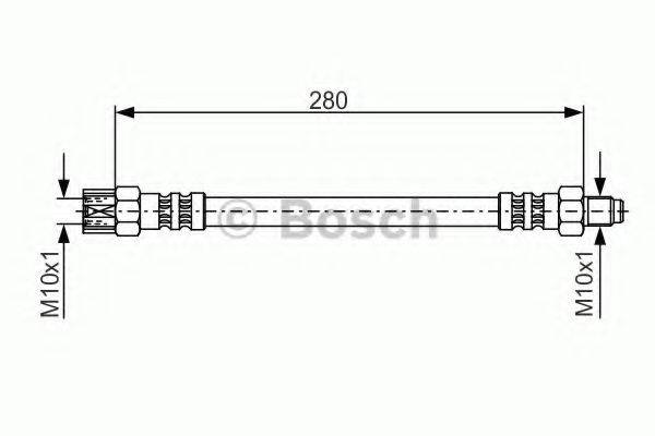 BOSCH 1987476396 Тормозной шланг