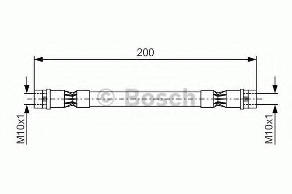 BOSCH 1987476402 Тормозной шланг