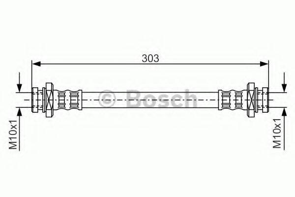 BOSCH 1987476436 Тормозной шланг