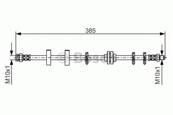 BOSCH 1987476438 Тормозной шланг