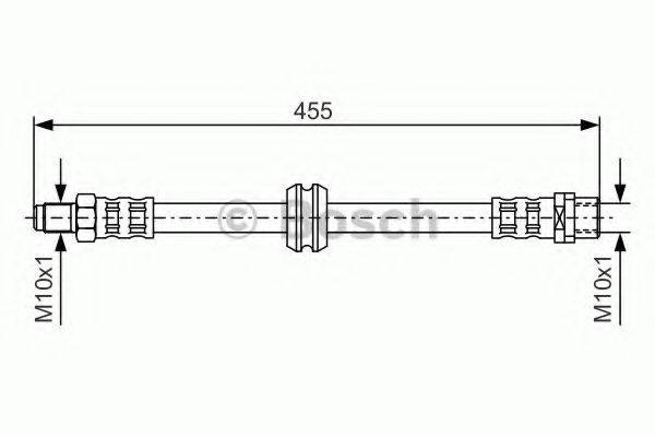 BOSCH 1987476444 Тормозной шланг