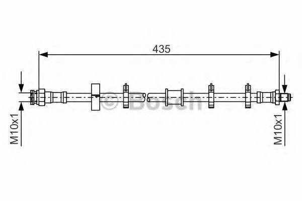 BOSCH 1987476445 Тормозной шланг