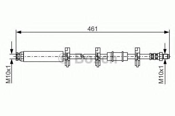 BOSCH 1987476463 Тормозной шланг