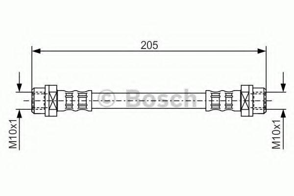 BOSCH 1987476477 Тормозной шланг