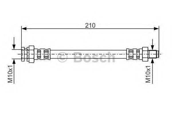 BOSCH 1987476502 Тормозной шланг