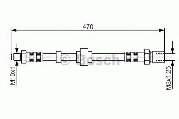 BOSCH 1987476524 Тормозной шланг