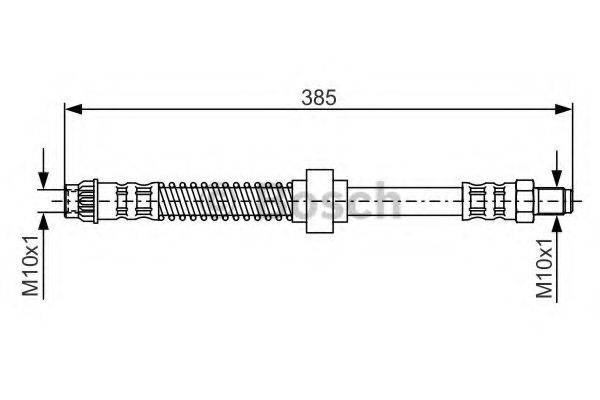 BOSCH 1987476597 Тормозной шланг