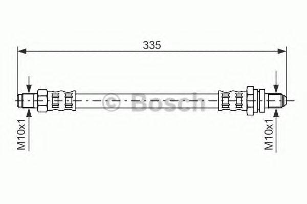 BOSCH 1987476600 Тормозной шланг