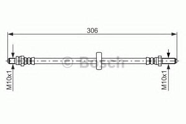 BOSCH 1987476606 Тормозной шланг