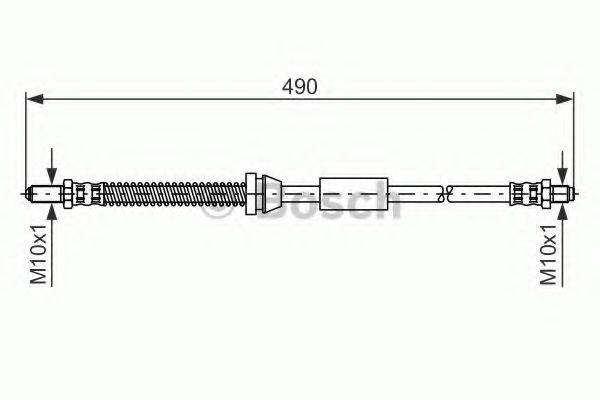 BOSCH 1987476607 Тормозной шланг