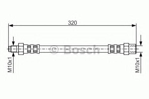 BOSCH 1987476610 Тормозной шланг