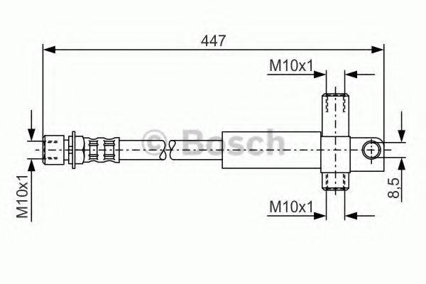 BOSCH 1987476614 Тормозной шланг