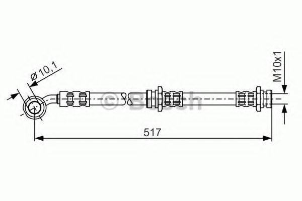 BOSCH 1987476656 Тормозной шланг