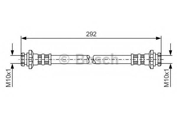 BOSCH 1987476657 Тормозной шланг